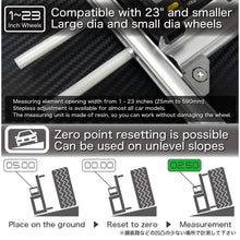 画像をギャラリービューアに読み込む, FL-Products キャンバーゲージ 23インチ対応 アライメント調整 キャンバー角度測定