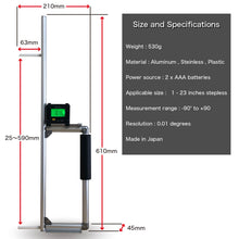 画像をギャラリービューアに読み込む, FL-Products キャンバーゲージ 23インチ対応 アライメント調整 キャンバー角度測定